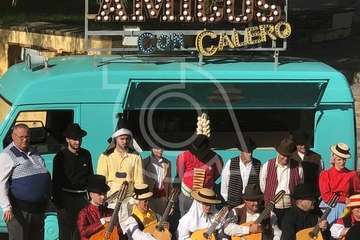 Grabación en la Casa de la Condesa del programa Haciendo amigos con Calero (Foto TA)